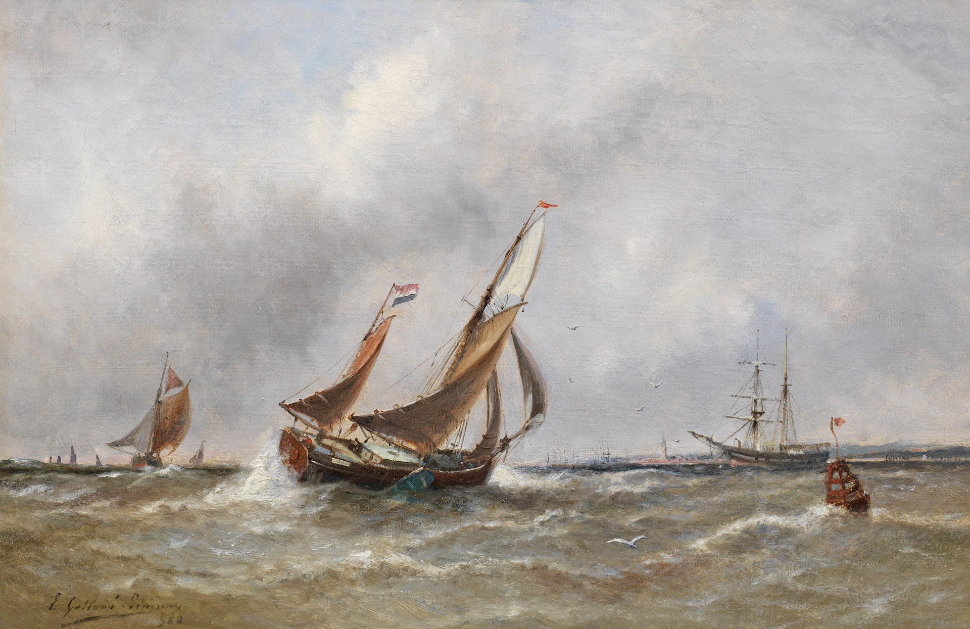 Поль Шарль Эммануэль Галлард-Лепине (1842 - 1885) - фото 1